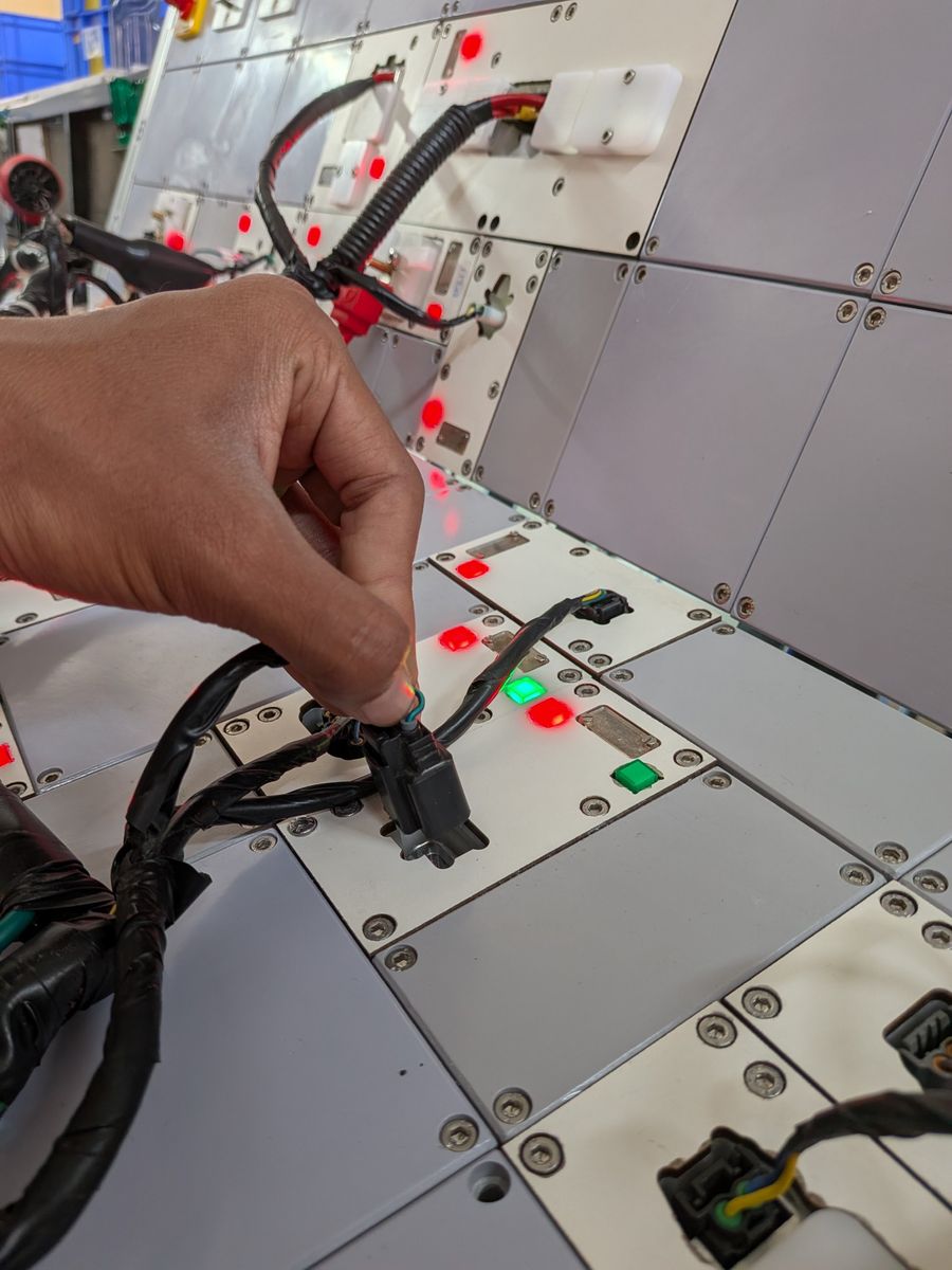Guided connection